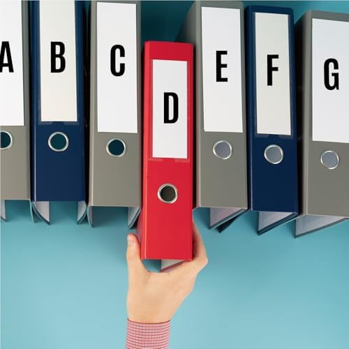Letter Stickers 2 Inch, 8 Sheets Large Alphabet Stickers, Waterproof Vinyl Letter Decals, Self Adhesive Letters for Mailbox, Address Sign, Business Window, Storage Bin Organization (Black) - 4