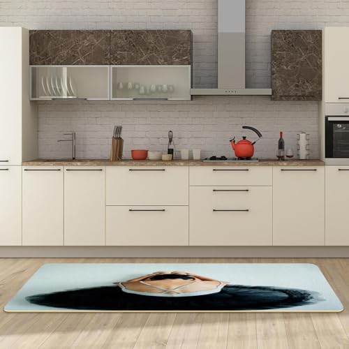 Tapete de cocina de 2 piezas lavable con alfombra antideslizante para cuarto de lavado VAPOKF 3