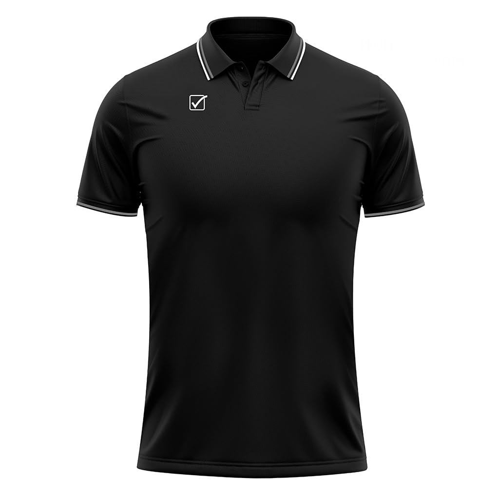 Givova Polo Cotone Piquet Action Nero/Bianco Tg. M
