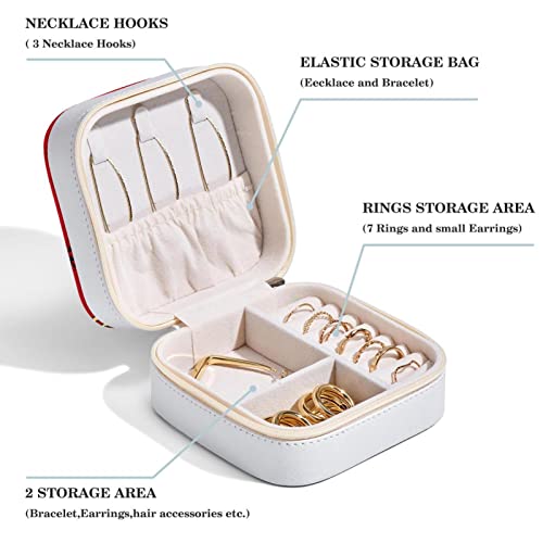 Boîte à bijoux petit ange compacte, idéale pour coiffeuse de fille