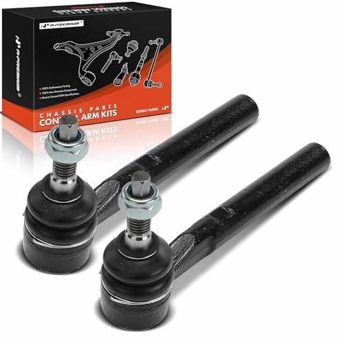 A-Premium 2 x Front Outer Tie Rod Ends, Compatible with Hummer H3 2006