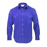 camisa ignifuga xispal Estilo occidental Botones a presión. Bolsillos con solapas y broches