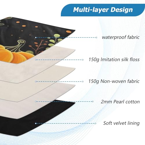 Funda para portátil 13-14 pulgadas con diseño otoñal impermeable miniatura 4