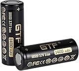 UVUDMUYS Household Batteries Ba of Actual Capacity 18500 1400Mah Gtf 3 7 for Smooth Head Electronic Batteries of Product 2Pcs