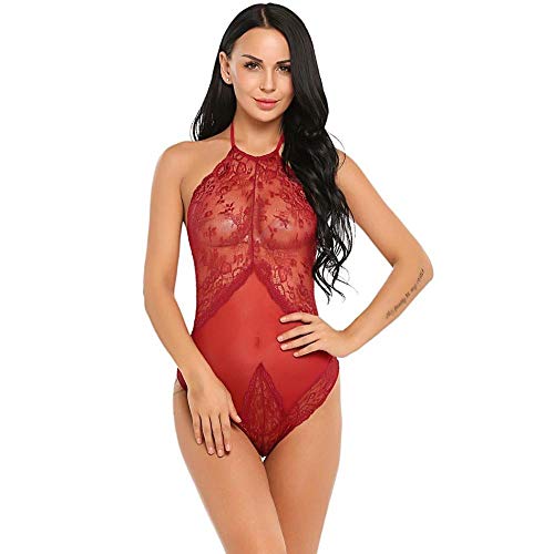 Pure Dentelle Rouge d'Exception : Lingerie Sexy de Couple de Haute Qualité en Taille XL