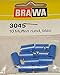 Produktbild Brawa 3045 10 Muffen, rund, blau