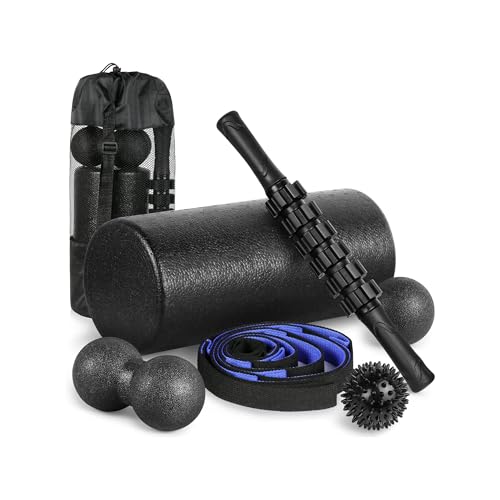 6-Piece Foam Roller Massage Set – Deep Tissue Muscle Recovery