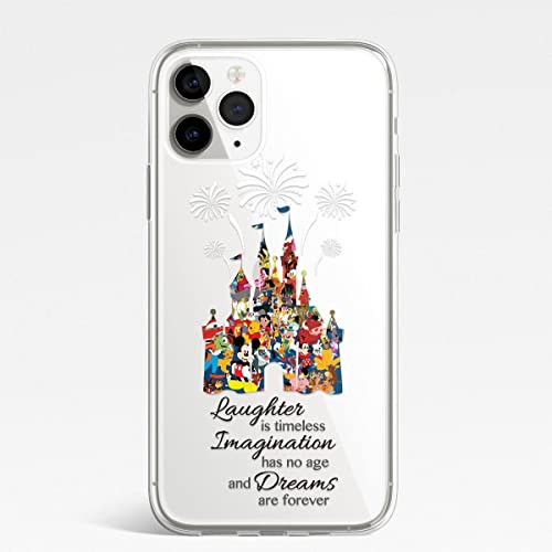 Smartgiftshop Cartoon Movie Character Fan Art Clear Flexible Tpu Cover Case For Iphone 13 Pro Max - Disney Castle Design #TOP1