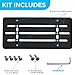 Front Bumper License Plate Bracket for Hyundai, Plate Holder Set w 6 Unique Screw Bolts & Wrench Kit, License Tag Mounting Kit, Quality Plate Holders, Premium Car & Truck Accessories