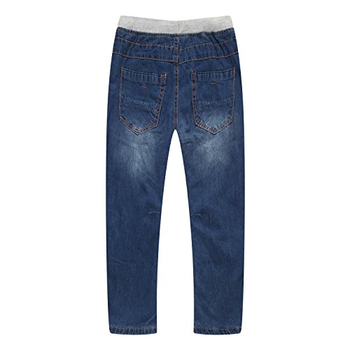 Richie House Little Girls' Denim Pants with Cotton Lining Rh2238 Size 2-83