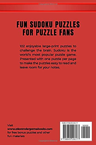 Miniatura 2 de JUST SUDOKU - EXPERT - VOL.1 - 102 LARGE-PRINT PUZZLES FUN SUDOKU PUZZLES - 1 PUZZLE PER PAGE