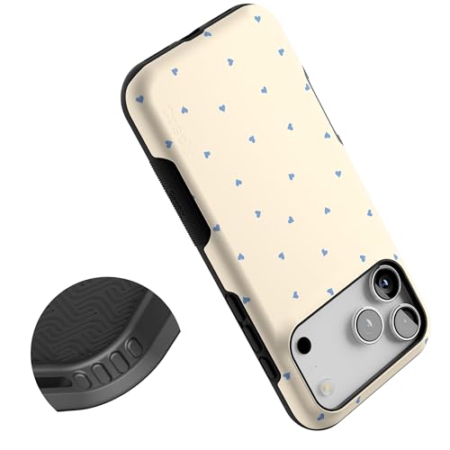 Coque iPhone 17 Pro Max MagSafe transparente avec motif cœurs Casely - 5