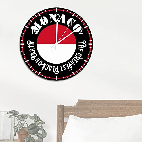 Horloge silencieuse sans tic-tac résolvant les bruits de bureau Monaco - 5