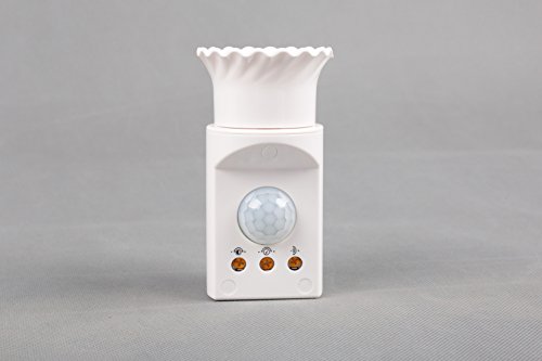 Motion Detection Sensor Switch Light Socket W/Power Plug 110V Security Garage #TOP2