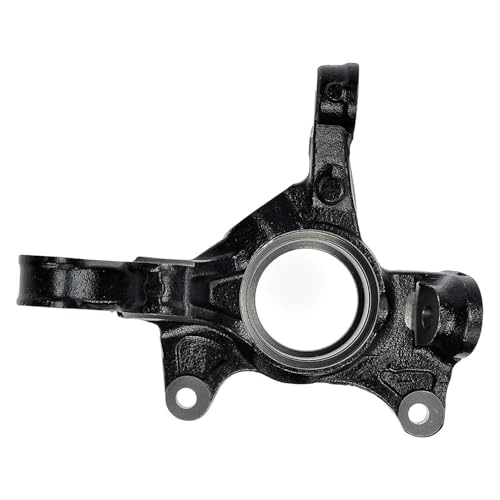 Image of Detroit Axle - Front Right Steering Knuckle for 2009-2019 Toyota Corolla 2009-2013 Matrix Passenger Side Steering Knuckle Assembly 2010 2011 2012 Replacement