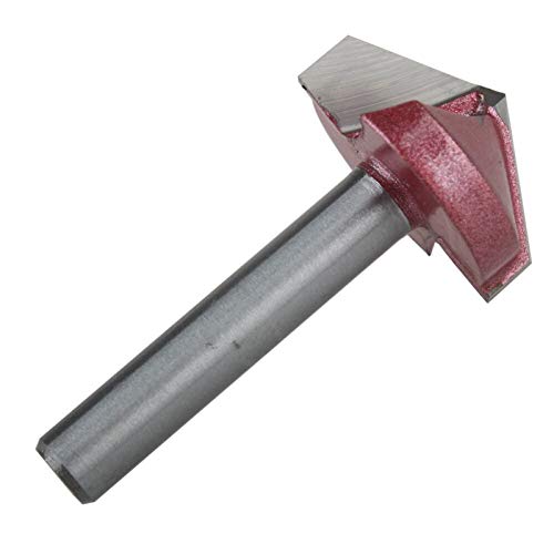 BERWENNY 6mm Shank V-Bit CNC Carbide End Mill 3D Router Bit for Wood 60 90 120 150 Deg Tungsten Woodworking Milling Cutter (Dimensions : 1Pcs 150degree 6X22)