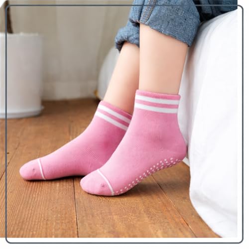 Image of Colourful Socks for Kids, Calf length, Soft Pure Cotton, Anti skid, Lightweight & Breathable, 2 to 9 Years, Pack of 6, Designer socks