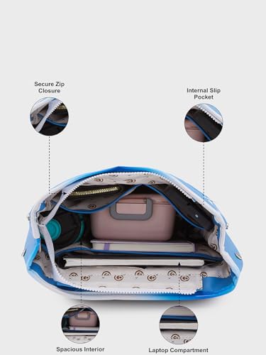 Image of Caprese Vivian Fashion Backpack Large Bag for Women | Stylish and Functional Design with Adjustable Strap | Perfect for Daily Use, Travel, and School | Ideal for Students and Professionals