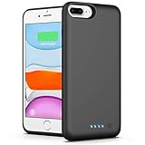 funda cargador iphone 6 plus original 【360° de Protección y Carga 2 en 1】El funda cargador con diseño de parachoques completo de 360° y carcasa rígida para proteger su teléfono de arañazos y otros desgastes diarios. Los chips incorporados de alta calidad pueden evitar que la batería de su teléfono se cortocircuite, se sobrecaliente y se sobrecargue.