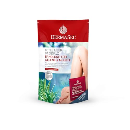 DERMASEL Totes Meer Badesalz Gelenk & Muskel 400g+20ml