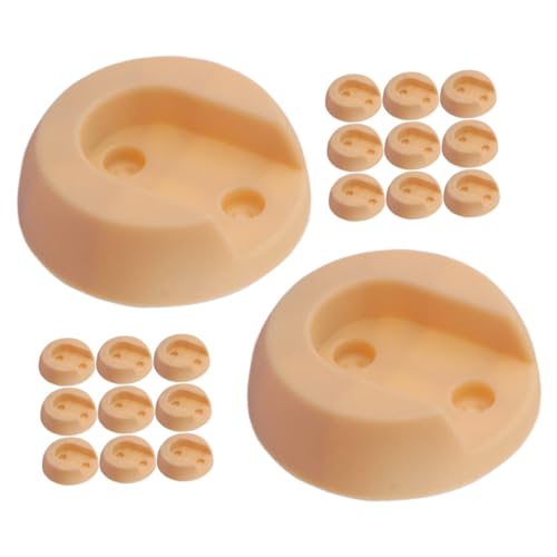 Zerodeko 20Pcs Closet Pole Socket Brackets Heavy Duty Wardrobe Rod Support Holders Versatile for Shower Curtain Rods Clothes Hanging Easy Install Use