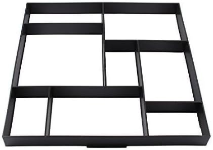 XRY Modern Home Garden Path Maker Mold; Paving Pavement Concrete Mould Stepping Stone Mold (Rectangular Pattern)