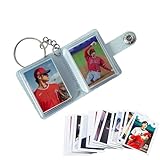 大谷翔平 ミニ フォトアルバム キーホルダー 2インチ 写真 20枚 野球 応援グッズ 周辺 非公式 ミニアルバム クリアポケット キーチェーン付き 可愛い カッコいい かばん掛け 持ち運び便利