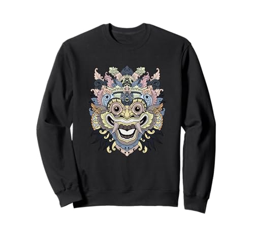 Sweatshirt Bali Barong en coton pour passionnés de la culture indonésienne