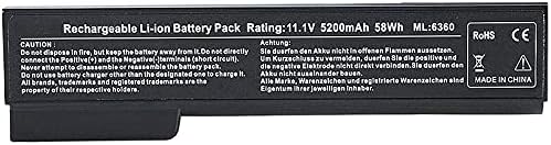 628666-001 628668-001 Laptop Battery Compatible with HP EliteBook 8460p 8470p 8560p 8570p, ProBook 6560b 6570b 6460b 6470b 6360b, fits P/N QK642AA CC06 CC06XL