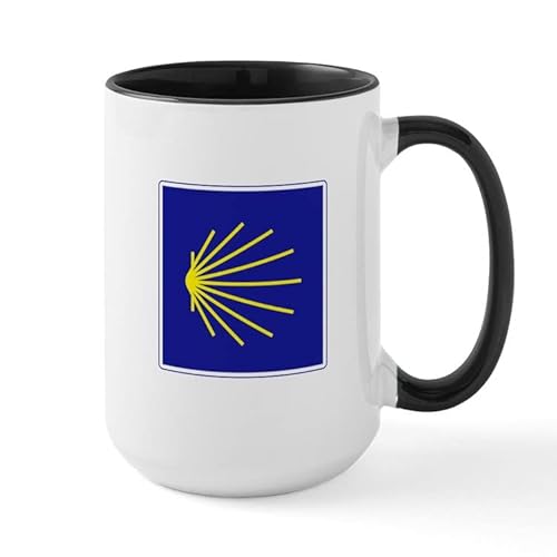 CafePress Camino De Santiago, Spain Large Mug 15 oz (444 ml) Ceramic Coffee Mug