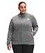 THE NORTH FACE Women's Canyonlands Full Zip Hooded Sweatshirt (Standard and Plus Size), TNF Medium Grey Heather-NPF, Small