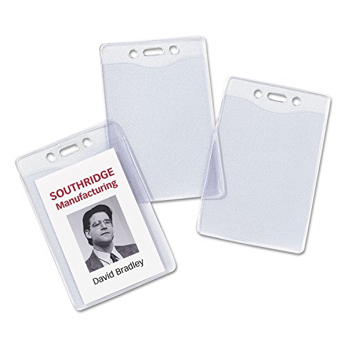 Avery 74472 Badge Holders, Top Load, Portrait, Pre-Punched, 3-Inch X4-Inch, 25/Pk #TOP1