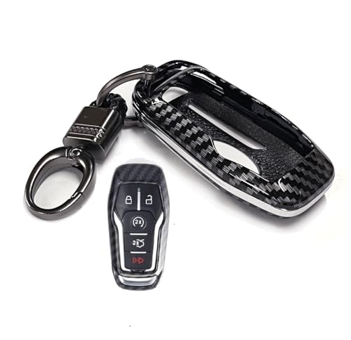 Coque de clé carbone Xotic Tech accessoire idéal pour clés Ford Raptor F-150 et Explorer