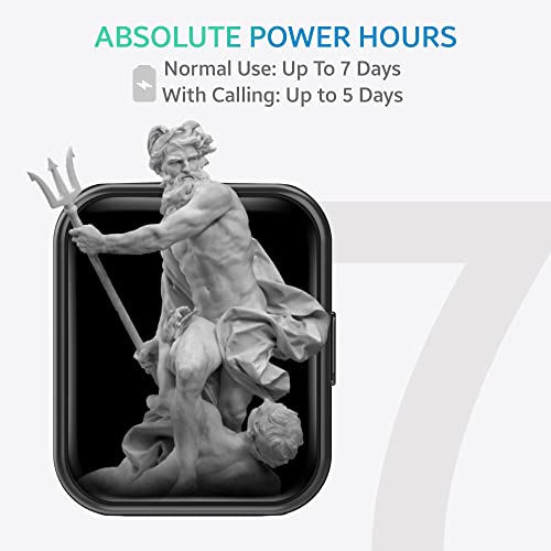 Image of TAGG Engage II Calling Smartwatch with Curved Display, Fast Charging & Longest Battery with Calling, 100+ WatchFaces, Built-in Games & Calculator, Medicine Reminder | Black