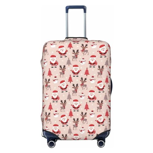 Vassoio protettivo elastico adatto per bagagli da 45-81 cm Graziose vacanze di Natale Medium bianco nero