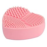 LONUPAZZ Gant de Nettoyage pinceaux Silicone Pinceau de Maquillage Washing Outil de Nettoyage Pinceau (B)