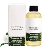 Lopeie White Tea Diffuser Oil –Long-Lasting with Notes of Tea, Neroli & Bergamot, Aroma Diffuser Öl, Aroma öl, Raumduft öls Diffuser, Hotel Kerzen Duftöle, White Tea & Citrus, Kerzenherstellung (1PC)