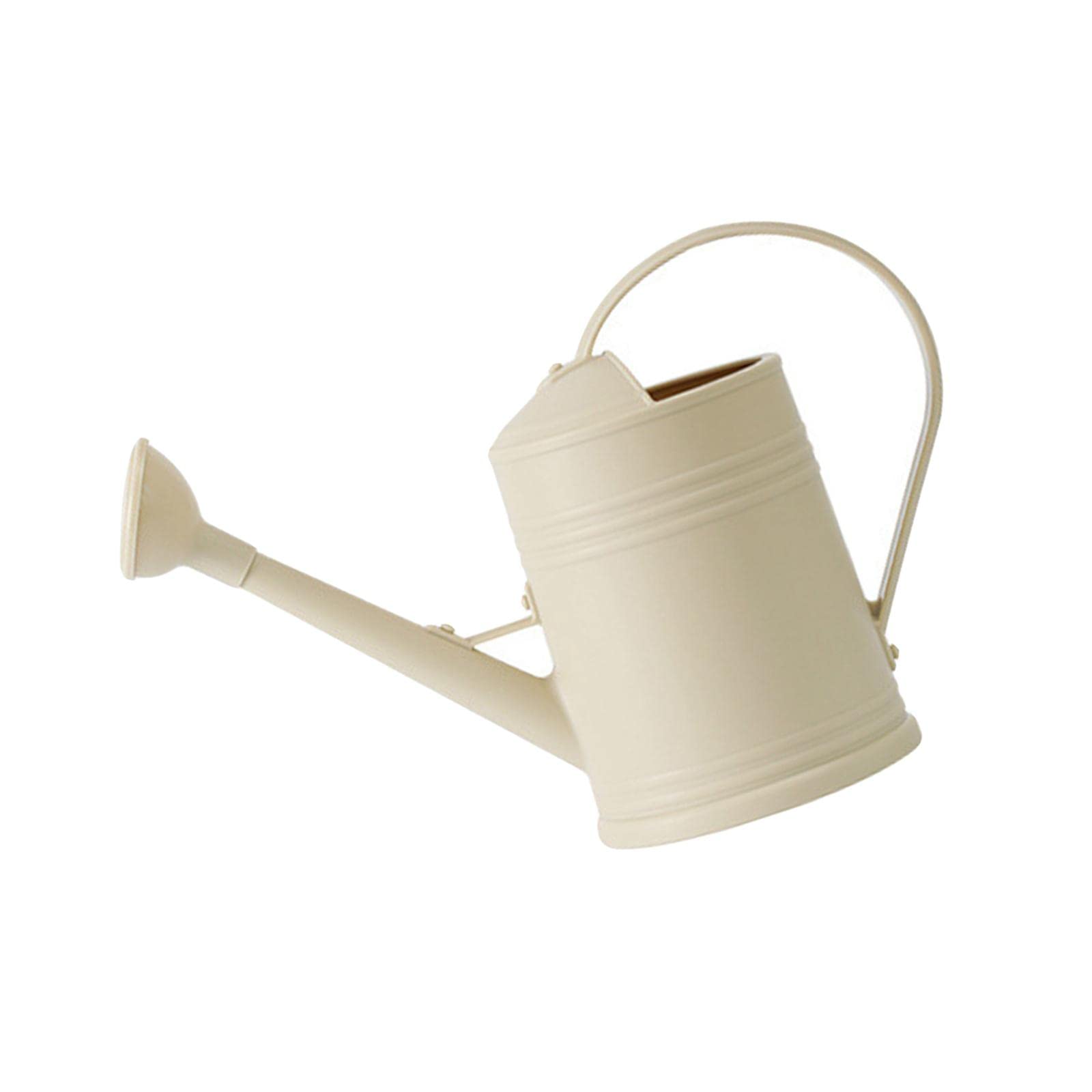 Garden Watering Can Long Mouth for Plants, Garden, Flower, Office Kettle Beige, 35x14x23 cm