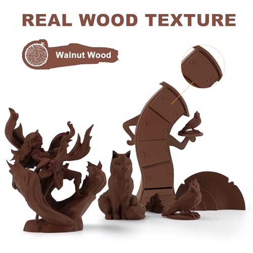 Lovoon WOODEN-04 Wood Pla Filament 1.75Mm, Wood 3D Printer Filament thumb #1