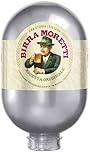 Birra Moretti 8 Litre Blade Draught Keg Refil - With 2 Moretti Pint Glasses