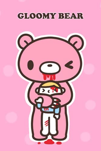Gloomy Bear Notebook: - 110 Pages, In Lines, 6 x 9 Inches
