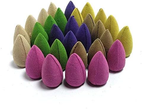 Western Eiderdown Presents Meditating Monk Buddha Smoke 30 Backflow Cone Decorative Incense Holder (7 cm X 7 cm X 12, Red) #Aport-289