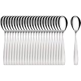 GRÄWE Espressolöffel, Kaffeelöffel Set, 24 Stück, Teelöffel, Edelstahl, Dessertlöffel, Mokkalöffel, Zuckerlöffel, kleiner Löffel, hochglanzpoliert, spülmaschinengeeignet, Serie Königstein