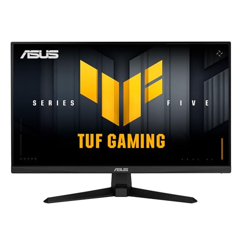 ASUS TUF Gaming Series 5 23.8” 1080P Monitor (VG249Q5A) - Full HD, Fast-IPS, 200Hz, 0.3ms, G-SYNC Compatible, FreeSync Premium, Extreme Low Motion Blur Sync, 99% sRGB, Gaming AI, 3 yr Warranty