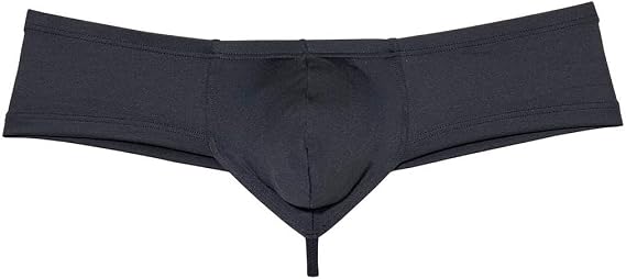 Men's Second-skin Feel Mini Cheek Underwear Male Pouch Enhancing Brazilian Bikini String Crotch Boxer Briefs