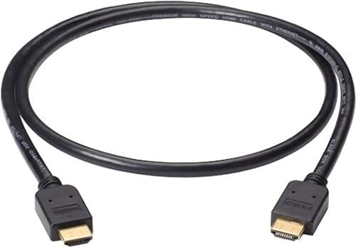 Black Box Corp Cable HDMI de alta velocidad con Ethernet, machomacho, 9.8 ft VCB-HDMI-003M