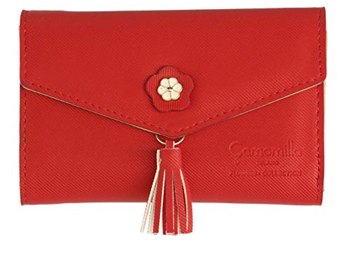 Preisvergleich Produktbild Camomilla MIlano Briefttasche M red Flower