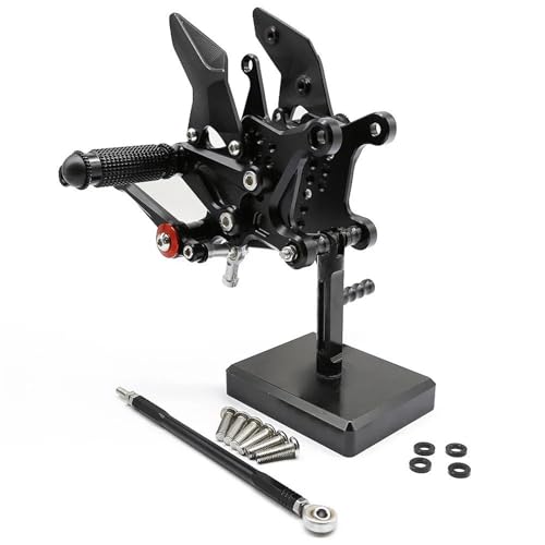 Repose-pieds arrière en alu noir pour Kawasaki Ninja ZX4R et ZX25r
