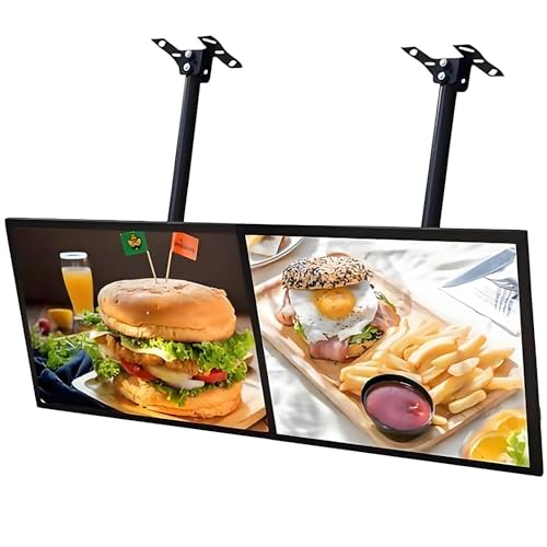 Menu rétroéclairé par LED 600x800mm pivotant pour présentation TV