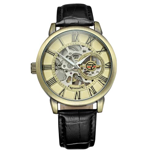 Montre mécanique, montre à mouvement mécanique étanche à 3 ATM pour le remplacement de la montre pour l'embellissement Cover